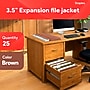 Staples Reinforced Expanding File Pockets, Legal Size, 3.5‑Inch Expansion, Heavy‑Duty Brown Accordion Folders – 25/Pack~#|#~7CBCB79E-7464-47D0-9C62979A9E48ED80_sc7