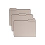 Smead Reinforced File Folder, 3 Tab, Letter Size, Gray, 100/Box (12334)~#|#~7CC019A7-9C8D-460A-B0CA6D61B055973E_sc7