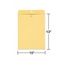 Staples Kraft Clasp & Moistenable Glue Catalog Envelopes, 10" x 13", Brown, 100/Box (ST187039-CC)~#|#~7CD8915B-B904-4412-B1DD55B559F8A11D_sc7