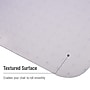 Mind Reader Carpet Chair Mat with Lip, 36" x 48'', Low-Pile, Clear (OFFCMAT-CLR)~#|#~7CDA4FA7-154F-4A58-8170469CE2CCA0E7_sc7