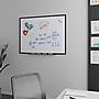 TRU RED™ Magnetic Steel Dry Erase Board, Black Frame, 4' x 3' (TR61181)~#|#~7CF127D1-3F08-4C16-916C2A228508F5F6_sc7