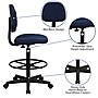 Flash Furniture Mid Back Fabric Ergonomic Drafting Stool, Navy Blue (BT659NVY)~#|#~7CF6EC50-8277-410A-97C6F9E5E1163C28_sc7
