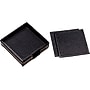Bey-Berk 6-Piece Black Leather Coaster Set with Holder (SD955)~#|#~7D079D62-9C85-495E-ACA873918E0D75D6_sc7