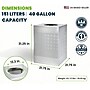 Alpine Industries Stainless Steel Trash Can, 40 Gallon, Silver (ALP438-40-SS-MK)~#|#~7D1FFD32-8222-45E8-BE77AA57FA588EF7_sc7