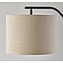 Simplee Adesso Milo 60" Black Floor Lamp with Light Brown Drum Shade (SL9503-01)~#|#~7D22AC52-1C92-4ABE-88878B1218C14D0F_sc7