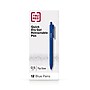 TRU RED Retractable Quick Dry Gel Pens, Fine Point, 0.5mm, Blue, Dozen (TR54490)~#|#~7D2BB9A0-5689-48AB-88854FB86979A280_sc7