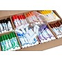 Crayola Ultra-Clean Washable Markers, Broad, Assorted Colors, 200/Carton (58-8200)~#|#~7D34078F-B8A9-4C1A-B6A9129FE011DEBC_sc7