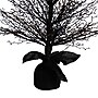 Nearly Natural 4' Pre-Lit Halloween Black Twig Artificial Fall Tree in Burlap Planter with 63 Warm White LED Lights (T4727)~#|#~7D366580-39E9-430A-AA9717E279E431C9_sc7