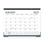 2027 Blue Sky 17" x 22" Monthly Desk Calendar, Gray/White (161000)~#|#~7D3F2087-29BE-4A3F-BEA2A236C9F56844_sc7
