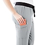 Medline Varick AVE Women's Midrise 6-Pocket Scrub Pants, L, Grey (4913GRYL)~#|#~7D4A5A92-526A-4D3B-B5906B5D68B4A359_sc7