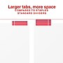 Staples Insertable Dividers, 5 Tabs, Assorted Colors (13496/11270)~#|#~7D8E34E6-EB68-471B-AA6FA5119C28B46E_sc7