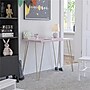 Ameriwood Owen Retro 40" Computer Desk, Pink/Gold (9327334COM)~#|#~7D9057DC-6D4F-4809-8C7E2B66E064F4C2_sc7