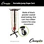 Champion Sports Portable Jump Rope Cart, Black (CHSJRS12M)~#|#~7D908D05-700A-4723-80A173AA6FCA252D_sc7