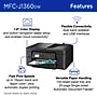 Brother Work Smart MFC-J1360DW Wireless Color All-In-One Inkjet Printer, Best for Home Office, Ink Subscription Service Included~#|#~7DA612BA-244E-4E21-A041C62763D0CA65_sc7