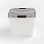 Iris 53 Quart Storage Bin with Latching Lid, Plastic, Clear, 5/Pack (500149)~#|#~7DAB35D1-4459-4C14-85EBC90C6E18467E_sc7