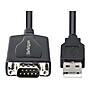 StarTech 3' USB-A to RS-232 Serial Adapter Cable, Male to Male, Black, Prolific Chip, COM Retention (1P3FPC-USB-SERIAL)~#|#~7DACF48A-A4F2-4230-B0AFD3D510847E51_sc7