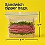 Glad Double Zipper Sandwich Bag, 50 Bags/Box (57263)~#|#~7DB9A38F-6986-403A-BCA2DA22FE135D40_sc7