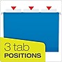 Pendaflex Ready-Tab Premium Reinforced Hanging File Folder, 3-Tab, Letter, Assorted Colors, 25/Box (42621)~#|#~7DD2B37F-9BDC-48D4-82104921D80BE0FE_sc7