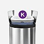 simplehuman Code K 9-12 Gallon Trash Bag, 6.5" x 8.9", Low Density, 1.2 mil, White, 240 Bags/Box (CW0260)~#|#~7DD6767F-CF88-4C66-BA62FCD12192387A_sc7