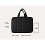 BAGSMART SpaceSaver Puffy 11" Polyester Toiletry Bag, Water Resistant, Black (BM0108061AS273)~#|#~7DEC99CE-3B59-42BE-A88310412E06B632_sc7