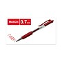 Universal Retractable Gel Pen, Medium Point, Red Ink, Dozen (UNV39914)~#|#~7DECF6F1-79CE-45F4-BECD996B2803CF13_sc7