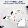 Avery Business Cards, 1" x 3", Matte Ivory, 160/Pack (95283)~#|#~7DF1BC71-A12E-465F-AF08C7FCE7F43F33_sc7