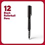 TRU RED™ Rollerball Pens, Fine Point, Black, Dozen/Pack (TR57321)~#|#~7DF23C7C-3E24-49DF-9FAD8325554A7E4D_sc7