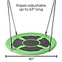 Hey! Play! Saucer Swing, Green/Black (80-SA-071)~#|#~7DFD8EF6-DA43-4461-AB3D6A2AA1CCAE37_sc7