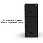 Staples 3-Drawer Vertical File Cabinet, Letter Size, Lockable, 34.9"H x 14.3"W x 18.9"D, Black (-ST62799)~#|#~7E115B6B-72A3-46DB-89BA70EC33D9AE8D_sc7