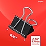 Staples Binder Clips, Small Size, 0.38" Capacity, Black, 144 Pack – Compact Clips for Documents, Notes & Office Use~#|#~7E2E36F7-351E-484B-9C13DFCD5F0123CC_sc7