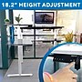 Mount-It! 63"W Electric Corner Adjustable Standing Desk, Black/White (MI-15016)~#|#~7E36826D-9CC7-45D6-927655E24590958E_sc7