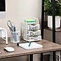 Mind Reader 4-Compartment Metal Desk Organizer, White (MESHMINI-WHT)~#|#~7E44367E-F069-4B9B-A06B52380F19546B_sc7