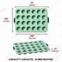Starfrit Silicone 14" x 19.5" Mini Muffin Pan, Sage Green (092751-006-NEW1)~#|#~7E451902-9434-400F-9EDCC67072C6DBC0_sc7