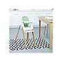 Deflect-O FashionMat Black Diamond Hard Floor Chair Mat, 35" x 40", Low-Pile, Black/White (DEFCM3540BD)~#|#~7E479C1D-2841-4F01-ABCEB1E70F3BFA95_sc7
