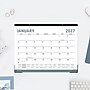 2027 Blue Sky 17" x 22" Monthly Desk Calendar, Gray/White (161000)~#|#~7E4D1610-0151-42D9-9783EB293824782F_sc7