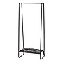 Iris 8.88" x 6.75" Garment Rack, Black Metal (596267)~#|#~7E51D867-8A75-43BF-AE580A35C16C530C_sc7