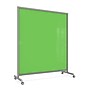 Ghent EZ Glass Mobile Dry-Erase Whiteboard, Aluminum Frame, 75"H x 62"W, Green (EZ1NA7562GN)~#|#~7E5DBD83-E167-4D06-86834A7789D5D0C0_sc7