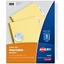 Avery Big Tab Insertable Paper Dividers, 5 Tabs, Buff with Clear Tabs, 24 Sets/Pack (11113)~#|#~7E67FF64-372A-42D4-8DA40FD51BEF5660_sc7