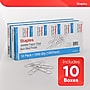 Staples Jumbo Paper Clips, Silver, Non‑Skid, 1,000 Pack – Heavy‑Duty Clips for Thick Documents & Office Filing~#|#~7E6972C2-2669-46E7-9FF950548A3058F5_sc7
