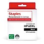 Staples Remanufactured 60XL Ink Cartridge Black High Yield Replacement for HP 60XL~#|#~7E83EB92-18CD-4D34-9BF7B7D1245ABC44_sc7