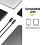 NXT Technologies 4 Ft. Braided USB-A to Micro-USB Charging Cable for Samsung/Android, Black (NX54334)~#|#~7E861664-11C7-4E63-8C8CB45D051E15DA_sc7