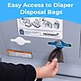 Koala Kare The Diaper Pouch Diaper Disposal Bags, 2 Gallon, Black, 1050 Total Bags (KB-160X6)~#|#~7E979579-CE30-4A11-9F43A84B227A74FD_sc7