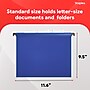 Staples Hanging File Folders, Letter Size, Assorted Colors, Water‑Resistant, 5‑Tab, Includes Tabs & Inserts – 20/Pack~#|#~7EAC3339-2DA1-4E4F-834A79FF16855454_sc7