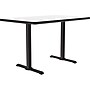 Correll Dry-Erase Markerboard Cafe Table, 30" x 60", Frosty White/Black (BTT3060DE-80)~#|#~7EB18626-2027-4463-ACAFB5F324B205ED_sc7