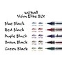 uniball Vision Elite BLX Rollerball Pens, Bold Point, 0.8mm, Assorted Colors, 5/pk (1832404)~#|#~7EB76BDF-4597-479E-ACEE2271E55C6805_sc7