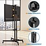 Mount-It! 2-Shelf Steel Mobile TV Cart Stand, Black (MI-876)~#|#~7EC3588A-B76F-41BB-9D10240381CC5C38_sc7