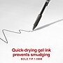 Staples Retractable Gel Pens, Bold Point 1.0mm, Black Ink, 12 Pack – ProGel Smooth‑Flow Pens for Notes, Forms & Signatures~#|#~7EE0826F-E52C-477B-9705E9120BF42C0C_sc7