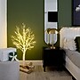 Nearly Natural 4' Pre-Lit Artificial Twig Tree, 160 Lights in Stand, White (T4924)~#|#~7EE0FEB1-5540-48A5-A958C6B5C459E73D_sc7
