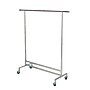 Nahanco 74" Single-Rail Garment Rack, Chrome, Metal (K43)~#|#~7EF0F6FD-00F6-4851-B70D7C9AF43DE46E_sc7