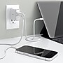 Staples TECH GaN USB-A/USB-C Wall Charger, 37W, White (ST62324-CC)~#|#~7EF1645A-55EA-4077-A80D360F7D79821B_sc7